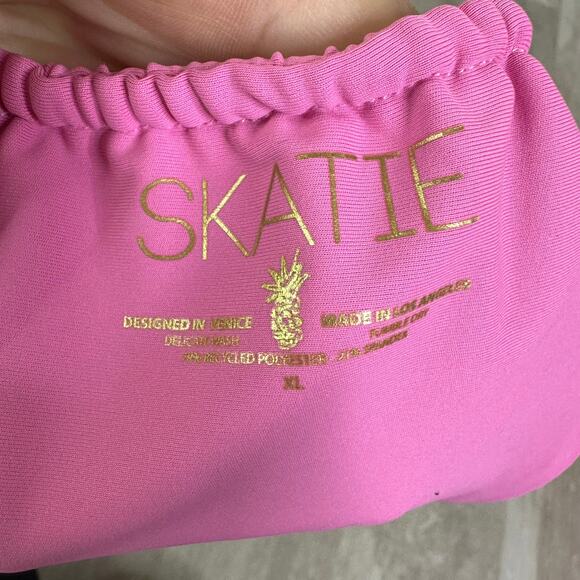 NEW Skatie X Amber Fillerup Clark Bikini Dahlia Pink Ella Top Bobbie Bottom XL - Picture 9 of 14